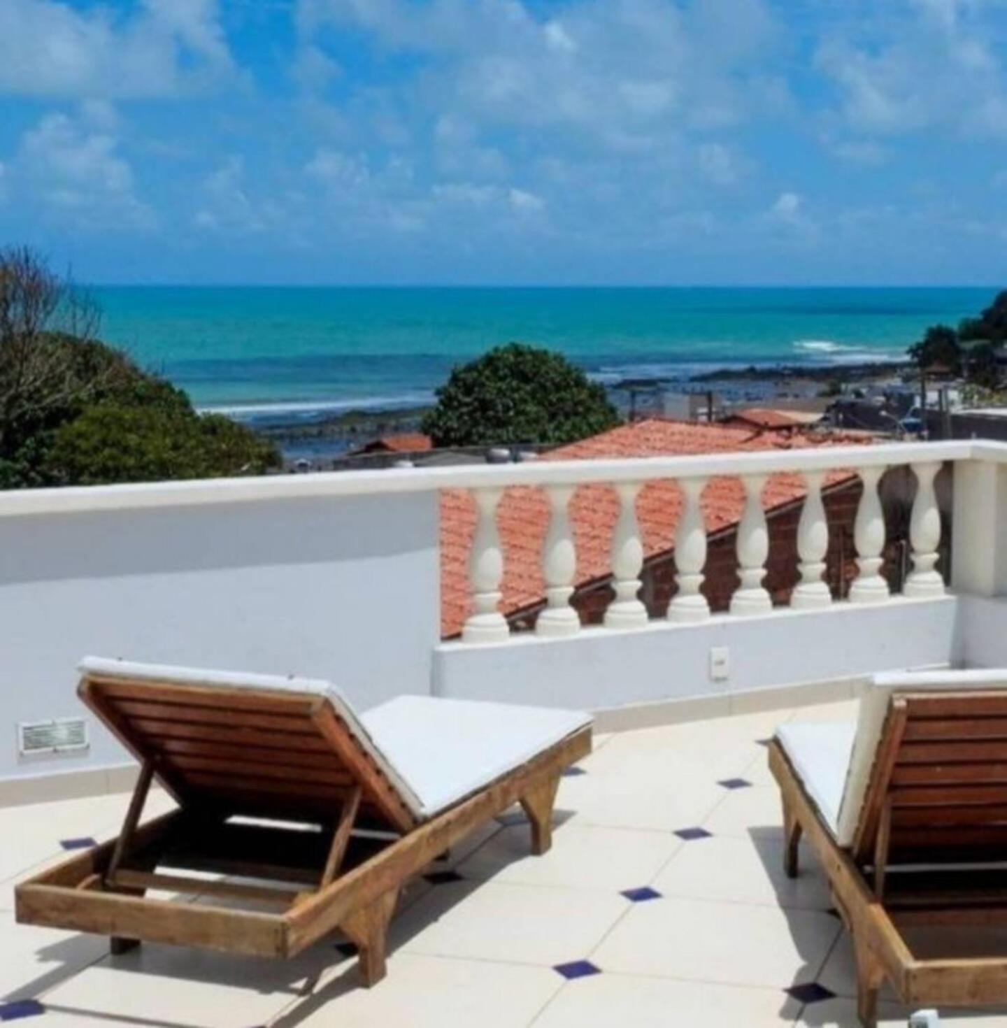 Castelo Do Ceu, Casa No Centro De Pipa Vista Mar Villa Praia de Pipa Luaran gambar